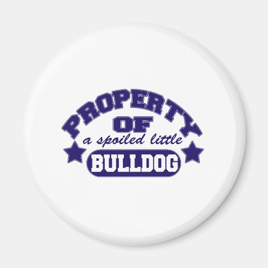 Eigendom van een bespierde buldog magneet (Voorkant)