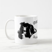 Eigendom van een Border Collie Funny Dog Koffiemok (Links)