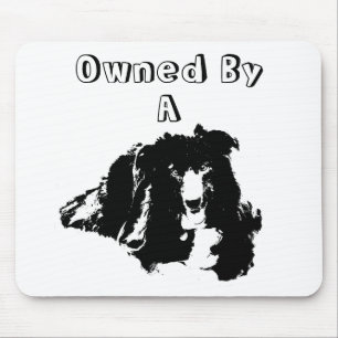 Eigendom van een Border Collie Funny Dog Muismat