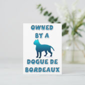 Eigendom van een Dogue de Bordeaux Briefkaart (Staand voorkant)