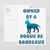 Eigendom van een Dogue de Bordeaux Briefkaart (Voorkant / Achterkant)