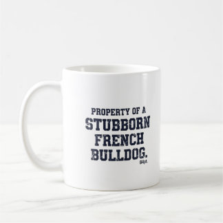 Eigendom van een eigenwijze Franse Bulldog Vintage Koffiemok