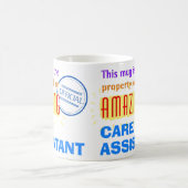 Eigendom van een geweldige zorgassistent koffiemok (Center)