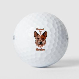 Eigendom van een Heeler (Rood) Golfballen