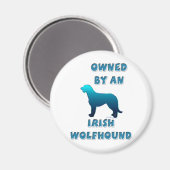 Eigendom van een Ierse Wolfhound Magneet (Voorkant / Achterkant)