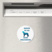 Eigendom van een Ierse Wolfhound Magneet (Insitu (Vaatwasser))
