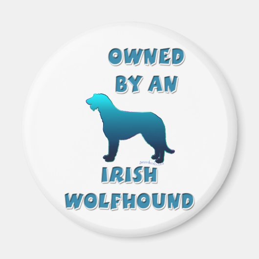 Eigendom van een Ierse Wolfhound Magneet (Voorkant)