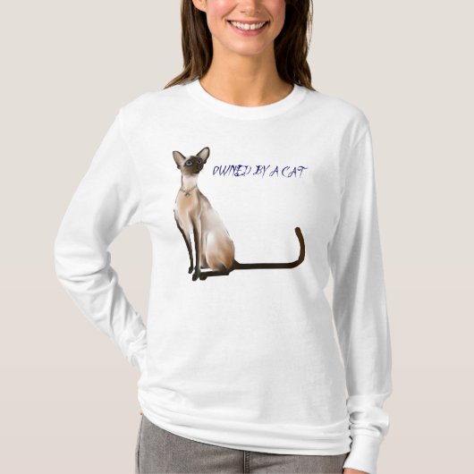 Eigendom van een katter* t-shirt (Voorkant)