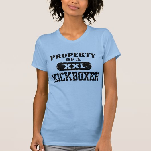 Eigendom van een Kickboxer T-shirt (Voorkant)