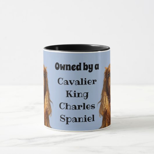 Eigendom van een Mok van Ruby Cavalier King Charle (Midden)