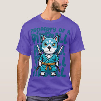 Eigendom van een Pitbull T-shirt