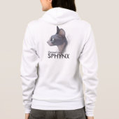 Eigendom van een sphynx hoodie (Achterkant)