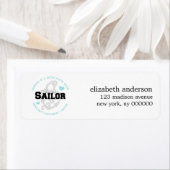 Eigendom van een US Sailor Adresetiketten Etiket (Insitu)