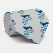 Eigendom van een Wirehair Dachshund Stropdas (Opgerold)