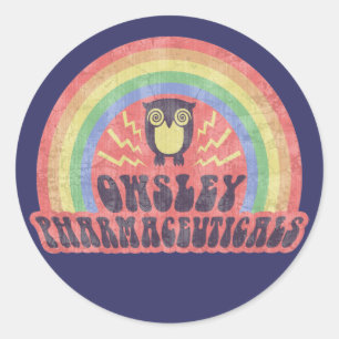 Eigendom van farmaceutische producten ronde sticker