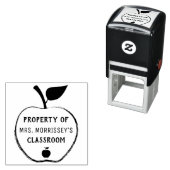 eigendom van | Gepersonaliseerd | Apple Zelfinktende Stempel (In situ)