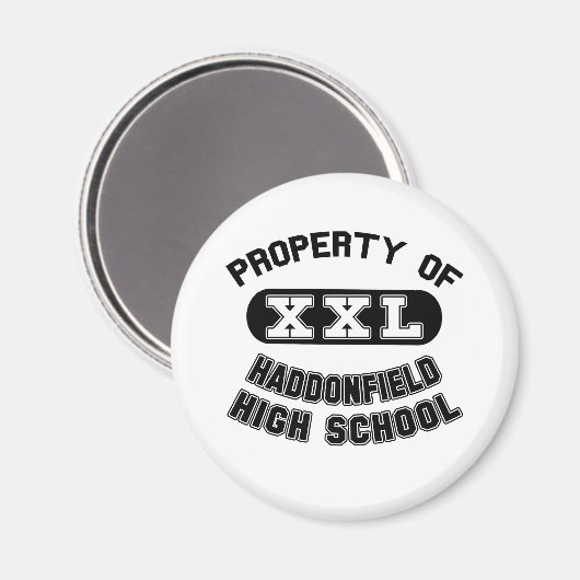 Eigendom van Haddonfield High School Magneet (Voorkant / Achterkant)