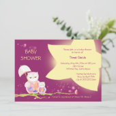 Eigendom van het Baby shower Twinkelstars Kaart (Staand voorkant)