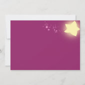 Eigendom van het Baby shower Twinkelstars Kaart (Achterkant)