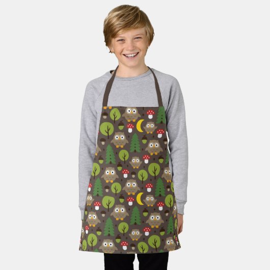 Eigendom van het bos Apron Schort (Gedragen)