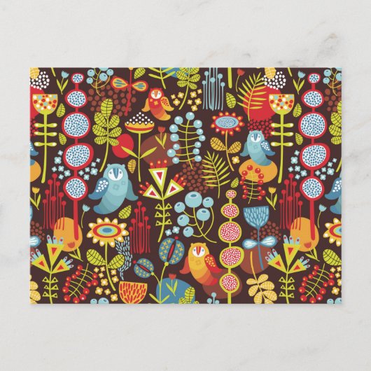 Eigendom van het bos briefkaart (Voorkant)