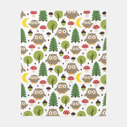 Eigendom van het bos fleece deken (Voorkant)
