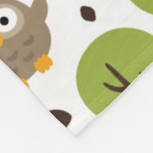 Eigendom van het bos fleece deken (Hoek)