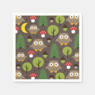 Eigendom van het bos Napkins Servet