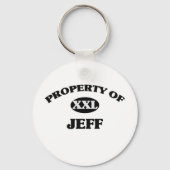Eigendom van het JEFF Sleutelhanger (Voorkant)
