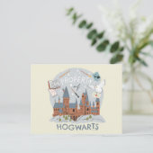 Eigendom van Hogwarts Cartoon Grafiek Briefkaart (Staand voorkant)