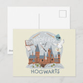 Eigendom van Hogwarts Cartoon Grafiek Briefkaart (Voorkant / Achterkant)