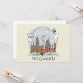 Eigendom van Hogwarts Cartoon Grafiek Kaart (Voorkant / Achterkant in situ)