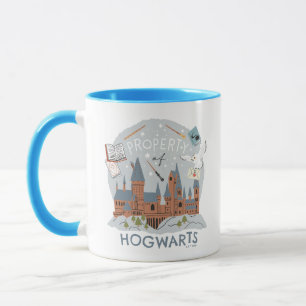 Eigendom van Hogwarts Cartoon Grafiek Mok
