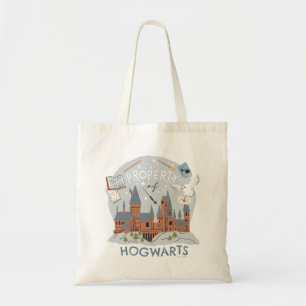 Eigendom van Hogwarts Cartoon Grafiek Tote Bag