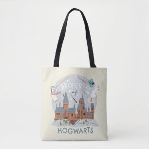 Eigendom van Hogwarts Cartoon Grafiek Tote Bag