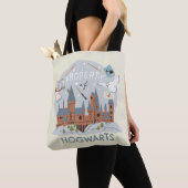 Eigendom van Hogwarts Cartoon Grafiek Tote Bag (Dichtbij)