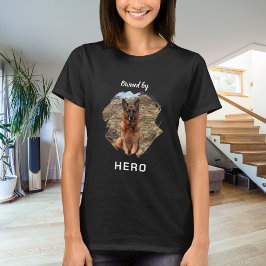 Eigendom van hond foto fun black t-shirt