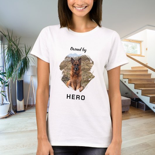 Eigendom van hond foto plezier t-shirt