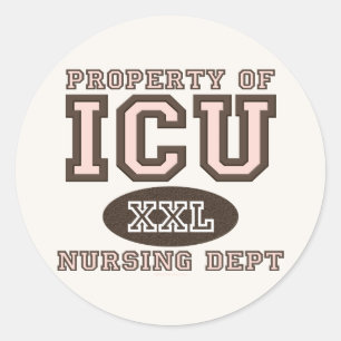 Eigendom van ICU Verpleegkunde Dept Stickers
