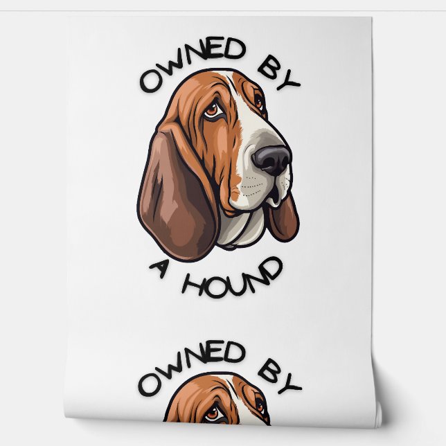 Eigendom van iemand Basset Hound Behang (Afrollen)