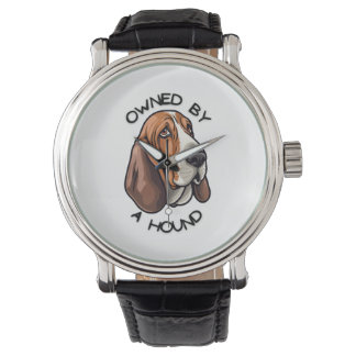Eigendom van iemand Basset Hound Horloge
