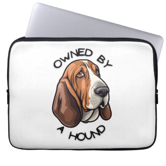 Eigendom van iemand Basset Hound Laptop Sleeve