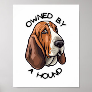 Eigendom van iemand Basset Hound Poster