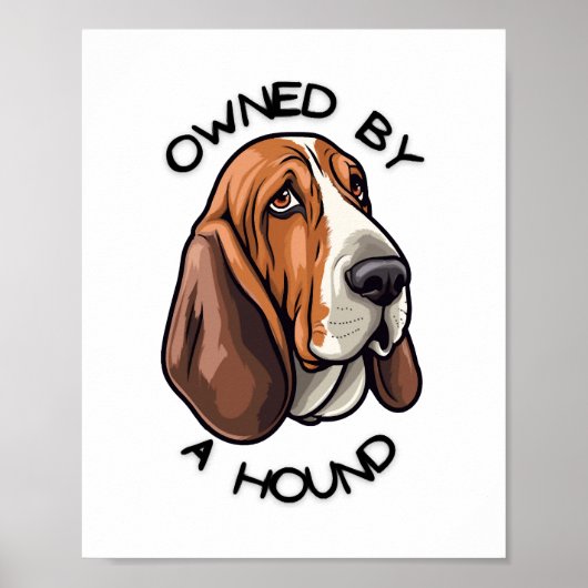 Eigendom van iemand Basset Hound Poster (Voorkant)
