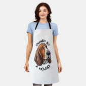 Eigendom van iemand Basset Hound Schort (Gedragen)