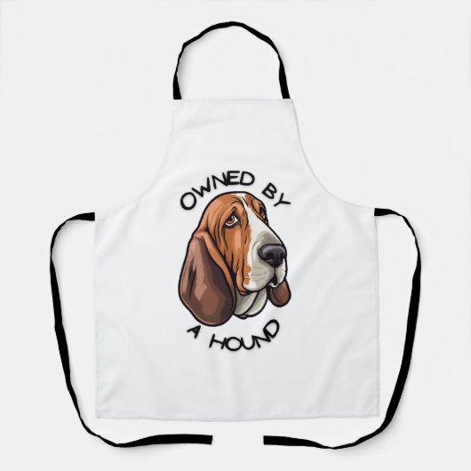 Eigendom van iemand Basset Hound Schort (Voorkant)