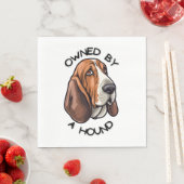 Eigendom van iemand Basset Hound Servet (Insitu)