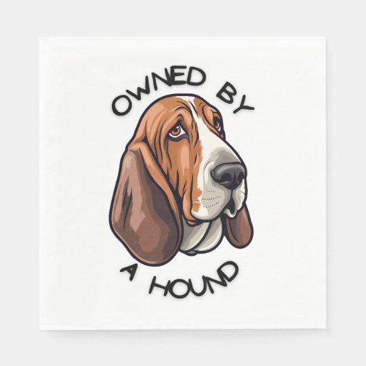 Eigendom van iemand Basset Hound Servet (Voorkant)
