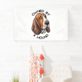 Eigendom van iemand Basset Hound Spandoek (Insitu)