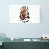 Eigendom van iemand Basset Hound Spandoek (Beurs)